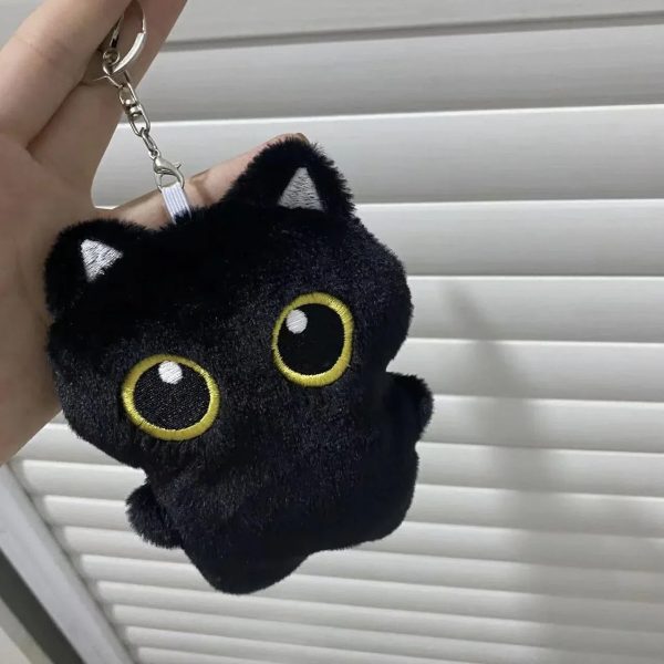Cute Black Cat Plush Doll 10cm Small Pendant Soft Toy for Kids Cute Black Cat Plush Doll 10cm Small Pendant Soft Toy for Kids