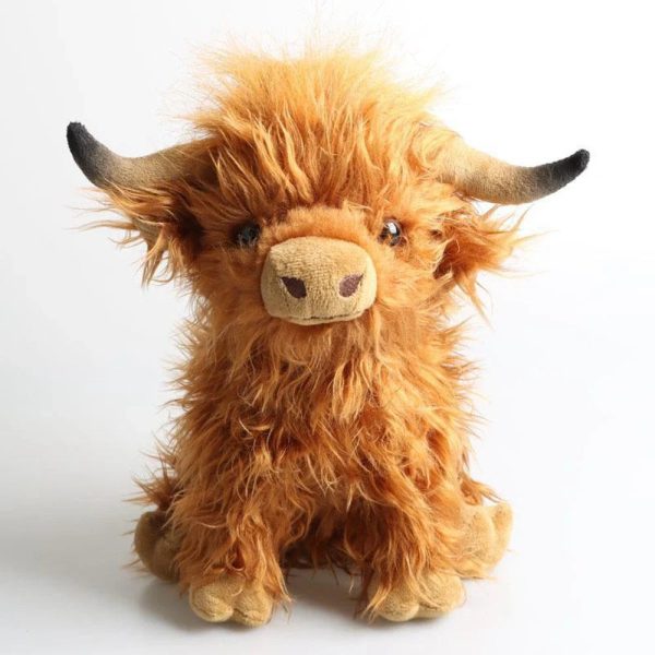 Cute Blue Highland Cow Plush Toy - Adorable Fairy Calf Gift for Kids Cute Blue Highland Cow Plush Toy - Adorable Fairy Calf Gift for Kids