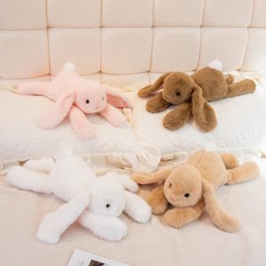 Cute Bunny Plush Soft Stuffed Sleeping Companion Doll