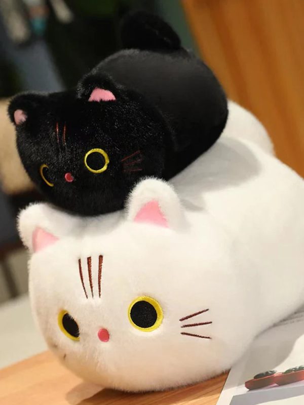 Cute Cartoon Cat Plush Pillow - Adorable Stuffed Animal for Kids' Gifts Cute Cartoon Cat Plush Pillow - Adorable Stuffed Animal for Kids' Gifts