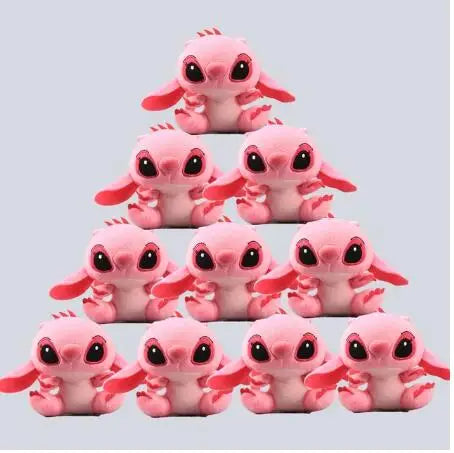 Cute Cartoon Lilo & Stitch Plush Keychain - 10 Pcs Kawaii Gift Set Cute Cartoon Lilo & Stitch Plush Keychain - 10 Pcs Kawaii Gift Set