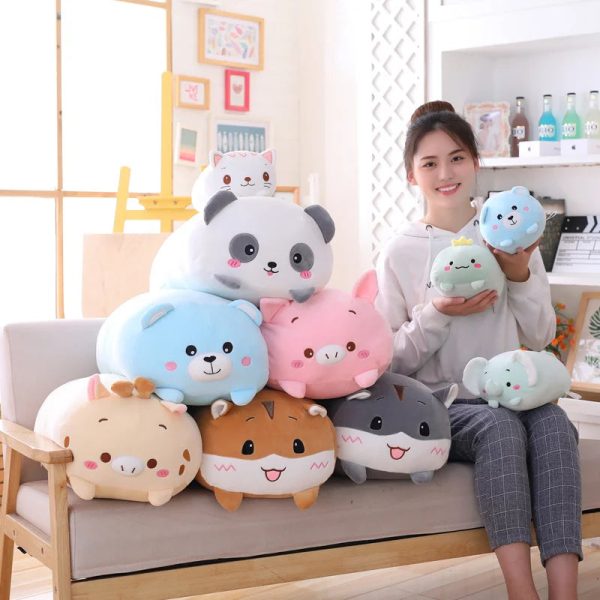 Cute Cartoon Plush Pillow - Soft Fat Dog, Cat, Totoro & More! Perfect Gift! Cute Cartoon Plush Pillow - Soft Fat Dog, Cat, Totoro & More! Perfect Gift!