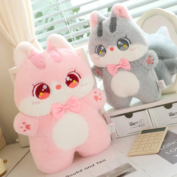 Cute Cat Bowtie Plush Toy - Soft Throw Pillow for Kids & Girlfriends Cute Cat Bowtie Plush Toy - Soft Throw Pillow for Kids & Girlfriends