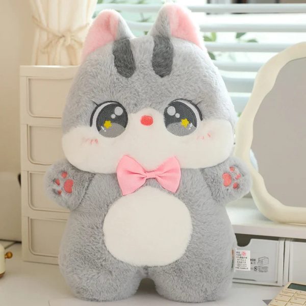Cute Cat Bowtie Plush Toy - Soft Throw Pillow for Kids & Girlfriends Cute Cat Bowtie Plush Toy - Soft Throw Pillow for Kids & Girlfriends
