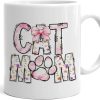 Cute Cat Mom Coffee Mug Gift for Cat Lover Women Mom Sister Friend, Birthday Christmas Gift Cute Cat Mom Coffee Mug Gift for Cat Lover Women Mom Sister Friend, Birthday Christmas Gift