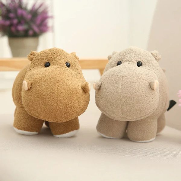 Cute Chubby Hippo & Elephant Plush Toys Cute Chubby Hippo & Elephant Plush Toys