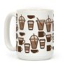 Cute Coffee Pattern Coffee Mug