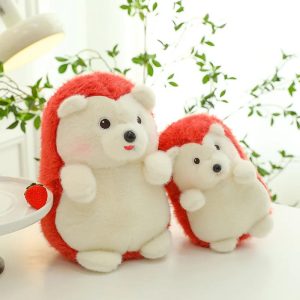 Cute Detachable Apple Hedgehog Plush Doll - Perfect Holiday Gift for Kids!