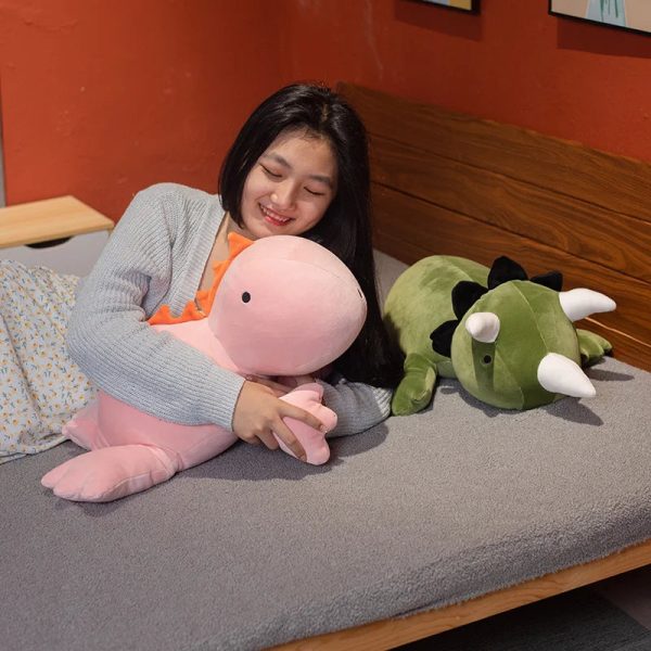Cute Dinosaur Weighted Plush Toy - Soft Stuffed Pillow for Kids' Gifts Cute Dinosaur Weighted Plush Toy - Soft Stuffed Pillow for Kids' Gifts