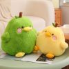 Cute Duck & Pear Plush Toy: 2-in-1 Pillow for Kids' Fun! Cute Duck & Pear Plush Toy: 2-in-1 Pillow for Kids' Fun!