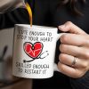 Cute Enough To Stop Your Heart, Skilled Enough To Restart It - Personalized Custom Coffee Mug - DOC046_MG