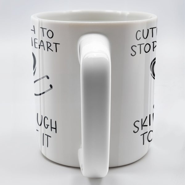 Cute Enough To Stop Your Heart, Skilled Enough To Restart It - Personalized Custom Coffee Mug - DOC046_MG