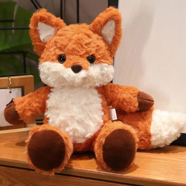 Cute Fluffy Fox Plush Toy - Soft Cartoon Stuffed Doll for Kids' Gifts Cute Fluffy Fox Plush Toy - Soft Cartoon Stuffed Doll for Kids' Gifts