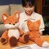 Cute Fluffy Fox Plush Toy - Soft Cartoon Stuffed Doll for Kids' Gifts Cute Fluffy Fox Plush Toy - Soft Cartoon Stuffed Doll for Kids' Gifts