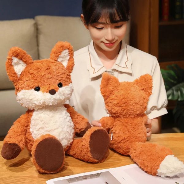 Cute Fluffy Fox Plush Toy - Soft Cartoon Stuffed Doll for Kids' Gifts Cute Fluffy Fox Plush Toy - Soft Cartoon Stuffed Doll for Kids' Gifts