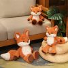 Cute Fluffy Fox Plush Toy - Soft Cartoon Stuffed Doll for Kids' Gifts Cute Fluffy Fox Plush Toy - Soft Cartoon Stuffed Doll for Kids' Gifts