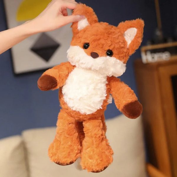 Cute Fluffy Fox Plush Toy - Soft Cartoon Stuffed Doll for Kids' Gifts Cute Fluffy Fox Plush Toy - Soft Cartoon Stuffed Doll for Kids' Gifts