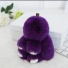 Cute Fluffy Rex Rabbit Fur Keychain Cute Fluffy Rex Rabbit Fur Keychain