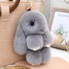 Cute Fluffy Rex Rabbit Fur Keychain Cute Fluffy Rex Rabbit Fur Keychain