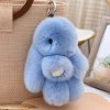 Cute Fluffy Rex Rabbit Fur Keychain Cute Fluffy Rex Rabbit Fur Keychain