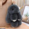 Cute Fluffy Rex Rabbit Fur Keychain Cute Fluffy Rex Rabbit Fur Keychain