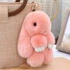 Cute Fluffy Rex Rabbit Fur Keychain Cute Fluffy Rex Rabbit Fur Keychain