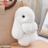 Cute Fluffy Rex Rabbit Fur Keychain Cute Fluffy Rex Rabbit Fur Keychain