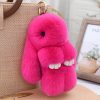 Cute Fluffy Rex Rabbit Fur Keychain Cute Fluffy Rex Rabbit Fur Keychain