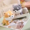 Cute Fluffy Shiba Inu Plush Toy - Adorable Soft Stuffed Animal for Kids