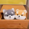 Cute Fluffy Shiba Inu Plush Toy - Adorable Soft Stuffed Animal for Kids