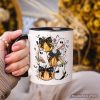 Cute Ghost Teacher Halloween Personalized Mug, Retro Boo Spooky School Gift with Custom Name Cute Ghost Teacher Halloween Personalized Mug, Retro Boo Spooky School Gift with Custom Name
