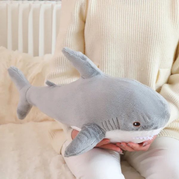 Cute Gray Blue Shark Plush Toy - Soft Stuffed Sea Animal Pillow for Kids Cute Gray Blue Shark Plush Toy - Soft Stuffed Sea Animal Pillow for Kids