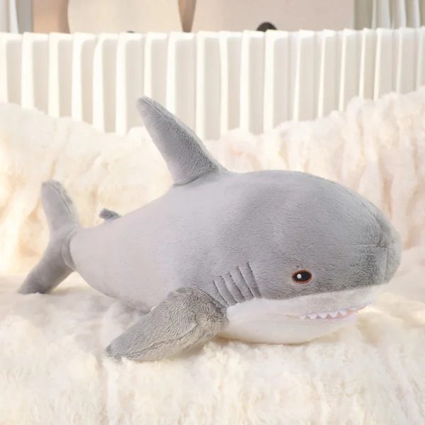 Cute Gray Blue Shark Plush Toy - Soft Stuffed Sea Animal Pillow for Kids Cute Gray Blue Shark Plush Toy - Soft Stuffed Sea Animal Pillow for Kids