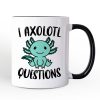 Cute Green Axolotl Personalized Mug, Salamander Animal Gift with Custom Name Cute Green Axolotl Personalized Mug, Salamander Animal Gift with Custom Name