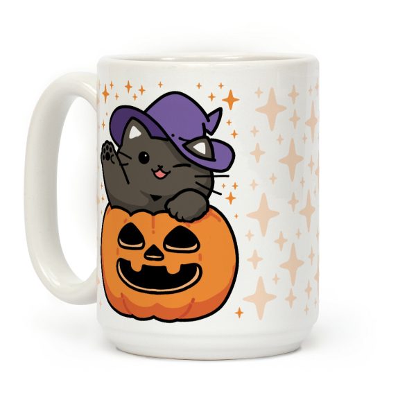 Cute Halloween Cat Coffee Mug Cute Halloween Cat Coffee Mug
