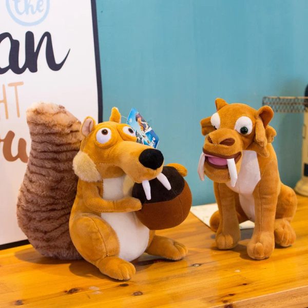 Cute Ice Age Squirrel Plush Pillow - Soft Comfort for Home & Office Cute Ice Age Squirrel Plush Pillow - Soft Comfort for Home & Office