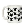 Cute Jackalope Black and White Pattern Coffee Mug Cute Jackalope Black and White Pattern Coffee Mug