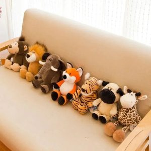 Cute Jungle Animal Plush Doll 25cm
