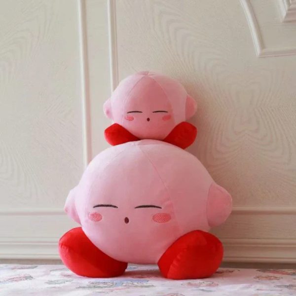 Cute Kirby Plush Doll - Adorable Stuffed Toy for Kids' Birthdays!