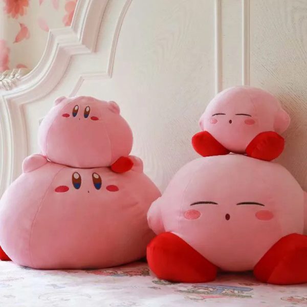 Cute Kirby Plush Doll - Adorable Stuffed Toy for Kids' Birthdays!