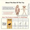Cute Mini Teddy Bear Plush Toy - Adorable Chew Doll for Pets Cute Mini Teddy Bear Plush Toy - Adorable Chew Doll for Pets