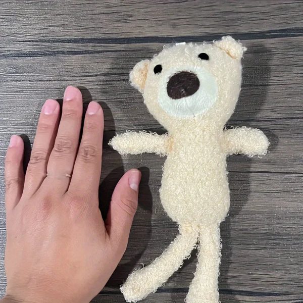 Cute Mini Teddy Bear Plush Toy - Adorable Chew Doll for Pets Cute Mini Teddy Bear Plush Toy - Adorable Chew Doll for Pets