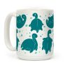 Cute Nessie Pattern Coffee Mug