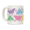 Cute Pastel Mothman Pattern Coffee Mug Cute Pastel Mothman Pattern Coffee Mug