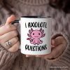 Cute Pink Axolotl Personalized Mug, Salamander Animal Gift with Custom Name Cute Pink Axolotl Personalized Mug, Salamander Animal Gift with Custom Name