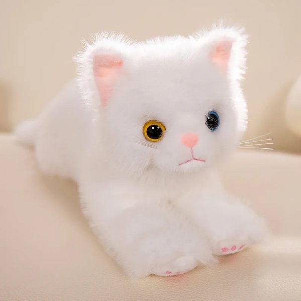 Cute Plush Simulation Cat Toys - Soft, Realistic, 5 Colors Cute Plush Simulation Cat Toys - Soft, Realistic, 5 Colors