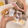 Cute Plush Simulation Cat Toys - Soft, Realistic, 5 Colors Cute Plush Simulation Cat Toys - Soft, Realistic, 5 Colors