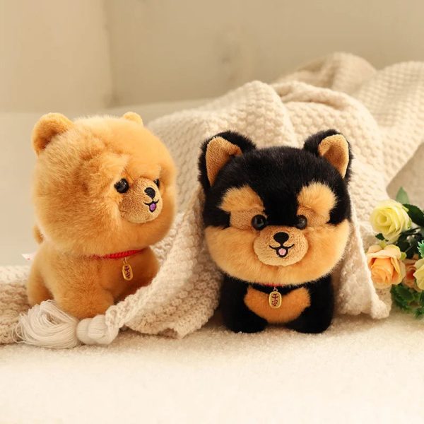 Cute Puppy Plush Toy Soft Husky and Corgi Dolls for Kids Cute Puppy Plush Toy Soft Husky and Corgi Dolls for Kids