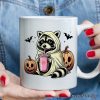 Cute Racoon Drinking Cup, Personalized Mug, Retro Halloween Gift with Custom Name Cute Racoon Drinking Cup, Personalized Mug, Retro Halloween Gift with Custom Name