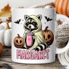 Cute Racoon Drinking Cup, Personalized Mug, Retro Halloween Gift with Custom Name Cute Racoon Drinking Cup, Personalized Mug, Retro Halloween Gift with Custom Name